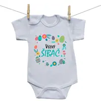 Boodyy Body s krátkym rukávom Veľký šibač 80 (9-12 mesiacov)