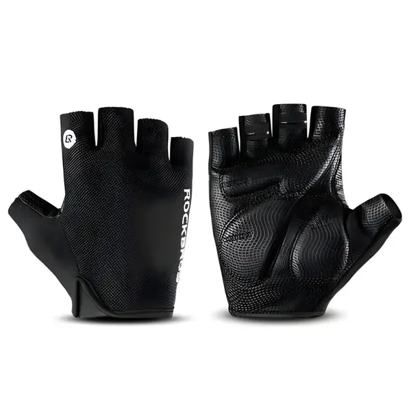 Cyklistické rukavice - veľkosť L - Čierna H34975