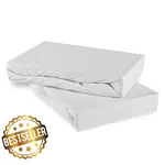 Plachta posteľná biela jersey EMI 90(100)x200