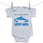 Boodyy Body s krátkym rukávom Keď vyrastiem budem leštiť auta 50 (0 mesiacov)