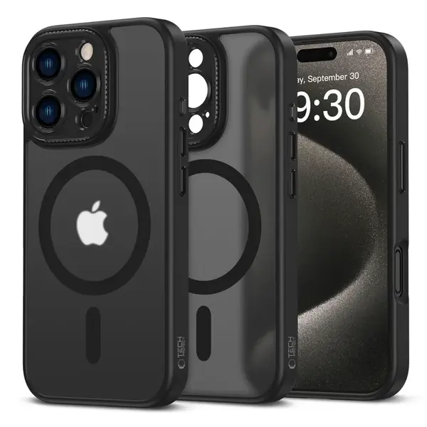 Tech-Protect MagCam MagSafe kryt na iPhone 16 Pro, čierny