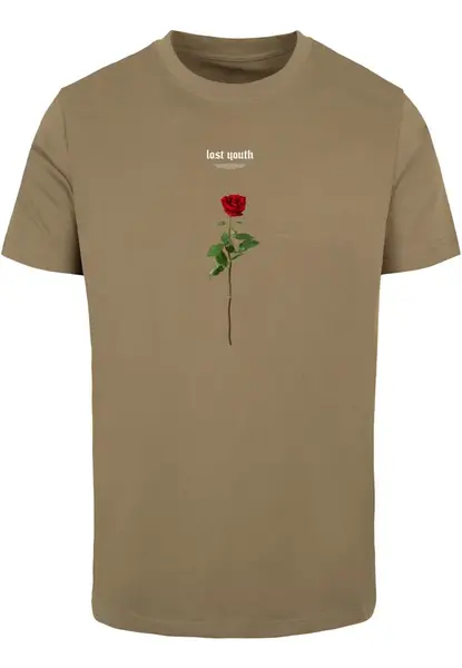 Men's T-shirt Lost Youth Rose - olive
