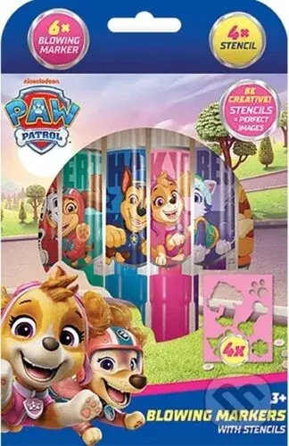 Foukací fixy Tlapková patrola holky