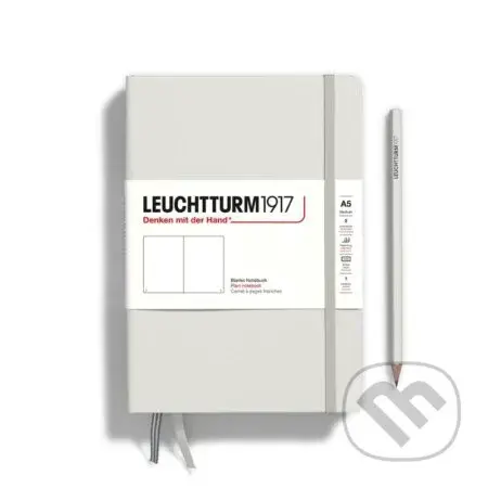 Leuchtturm1917 Zápisník Light Grey Medium A5 čistý
