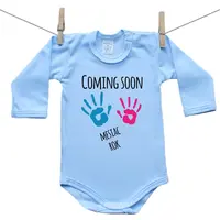 Boodyy Modré body s dlhým rukávom Coming soon 92 (18-24 mesiacov)