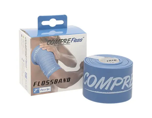 COMPREFloss Flossband 5x206cm modrá