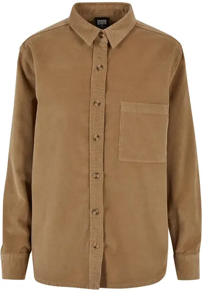 Women's corduroy oversized warmsand shirt