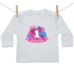 Boodyy Tričko s dlhým rukávom Už mám 1 rok Rúžová 104 (3-4 roky)