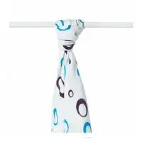 XKKO BMB Bambusová osuška 90x100 Cyan Bubbles (1ks)