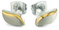 Boccia Titanium Půvabné pozlacené titanové náušnice 05044-02