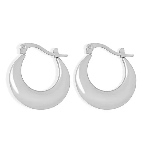 Troli Půvabné kruhové náušnice z oceli VAAXF1180S