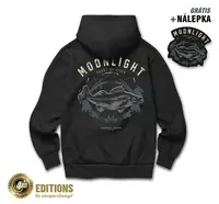 4anglersdesign mikina moonlight ghost of river - l