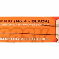 Mivardi návazec adjustable hair rig easy 2 kusy 25 lb-velikost 2/ délka 19cm/ barva černý