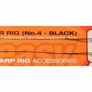 Mivardi návazec adjustable hair rig easy 2 kusy 25 lb-velikost 2/ délka 19cm/ barva černý