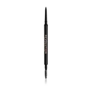 Revolution Precizní tužka na obočí s kartáčkem (Precise Brow Pencil Medium Brown)