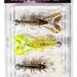 Fox rage gumová nástraha ultra uv micro critter mixed colour loaded 3g lure pack 5 cm 4 ks