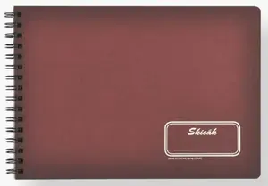 BOBO Skicák RETRO A4, černý, 25 listů