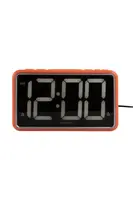 Budík Karlsson New Retro oranžová barva