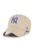 Kšiltovka 47 brand MLB New York Yankees béžová barva, s aplikací, B-MVPSP17WBP-KHP
