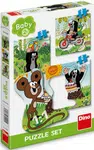 Puzzle Krtek na louce baby 3–5 dílků baby