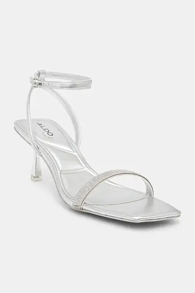 Sandály Aldo KIRRI stříbrná barva, 13966804
