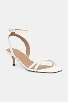 Lodičky BOSS Charlize bílá barva, 50542370