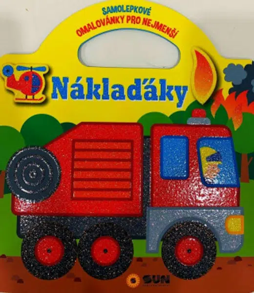 Náklaďáky - Samolepkové omalovánky pro nejmenší