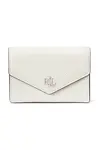 Kožená peněženka Lauren Ralph Lauren dámská, bílá barva, 432967060