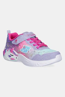 Dětské sneakers boty Skechers UNICORN DREAMS fialová barva, 302299L