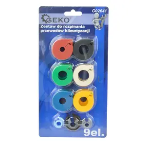 GEKO Sada na odvzdušnění potrubí, 9 ks