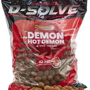 Starbaits rozpustné boilie d-solve boilies hot demon 2,5 kg 20 mm