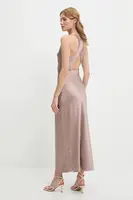 Šaty Answear.LAB hnědá barva, maxi, přiléhavé