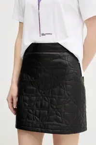 Kožená sukně HUGO Lesani