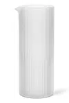 Džbán na mléko ferm LIVING Ripple Milk Jug 400 ml bílá barva