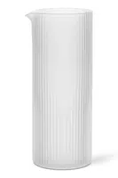 Džbán na mléko ferm LIVING Ripple Milk Jug 400 ml bílá barva