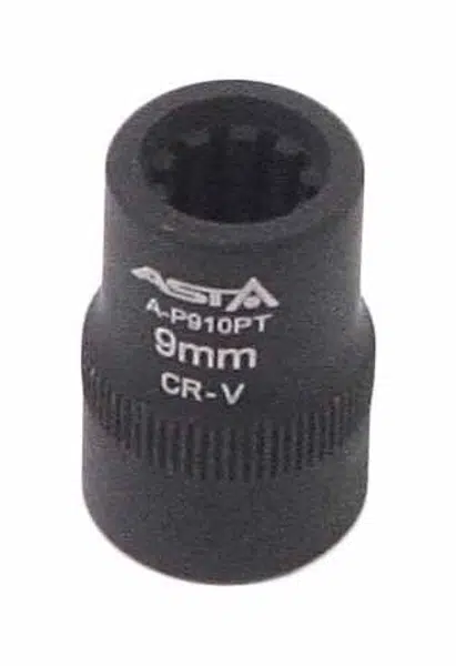 Nástrčná hlavice, klíč 3/8", rozměr 9 mm, 10hranná, na brzdy VAG, PORSCHE - ASTA
