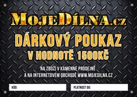 MDtools Dárkový poukaz MojeDílna.cz v hodnotě 1500 Kč - online, platba předem Varianta: Online. platba předem