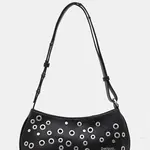 Kabelka Desigual REBEL ALSACIA BLACK černá barva, 25SAXP70