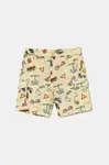Dětské šortky s příměsí lnu Guess