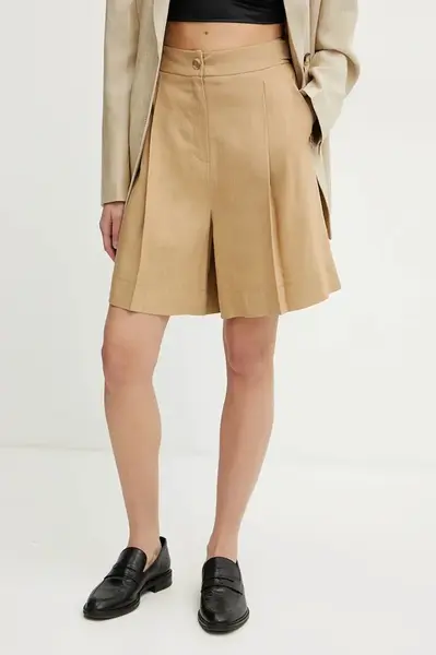 Šortky s příměsí lnu Marella SAGITTA