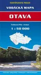 Vodácká mapa - Otava/Čeňkova pila - Zvíkov/1:50 tis.