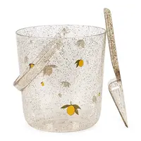Sada hraček do písku Konges Sløjd GLITTER BUCKET AND SHOVEL PRINT KS104531