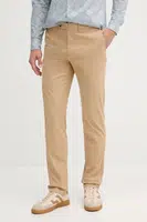 Kalhoty Tommy Hilfiger pánské, zelená barva, ve střihu chinos, MW0MW39726