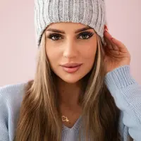 Kesi Fleecová čepice Paulina K227 světle šedá