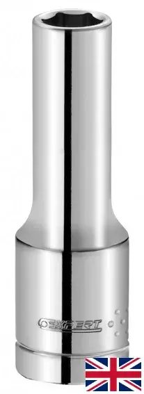 6hranné 1/4" palcové prodloužené hlavice 7/16" - Tona Expert E030317 Velikost: 7/16 "