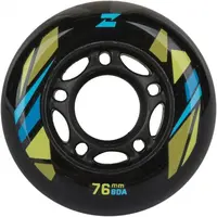 Zealot 76-80A WHEELS 4PACK Sada in-line koleček, černá, velikost