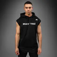 Venum VT MUAY THAI Pánská mikina, černá, velikost