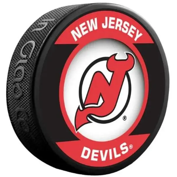 INGLASCO NEW JERSEY DEVILS RETRO BLISTER Sběratelský puk, černá, velikost