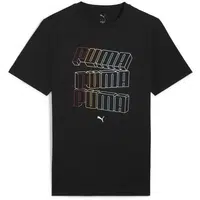 Puma ESSENTIALS LOGO LAB HOG TEE Pánské triko, černá, velikost