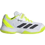 adidas COURTFLASH K COMFORT CLOSURE Dětská tenisová obuv, bílá, velikost
